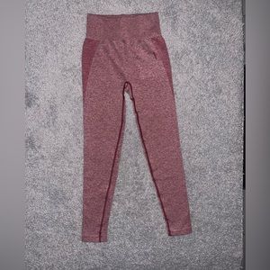 Gymshark Women's Flex High Waisted Seamless Leggings Size XSmall Pink Marl